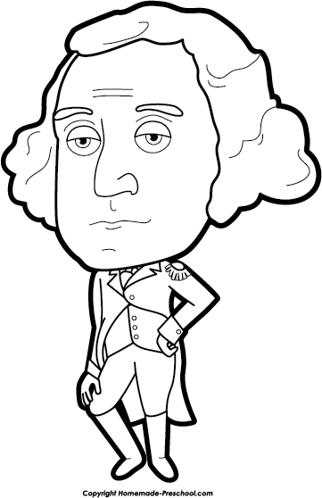 Image Royalty Free Collection Of Black And White High - George Washington Caricature Black And White (361x558), Png Download