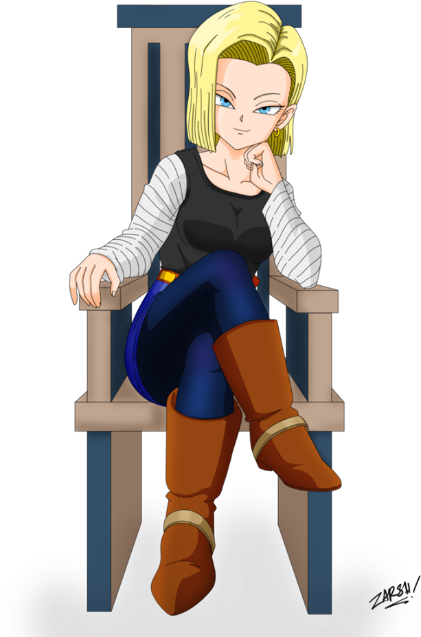 31 Mar - Dragon Ball Z Androides Deviantart (679x960), Png Download