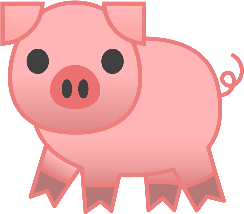 Pig Icon (1024x1024), Png Download