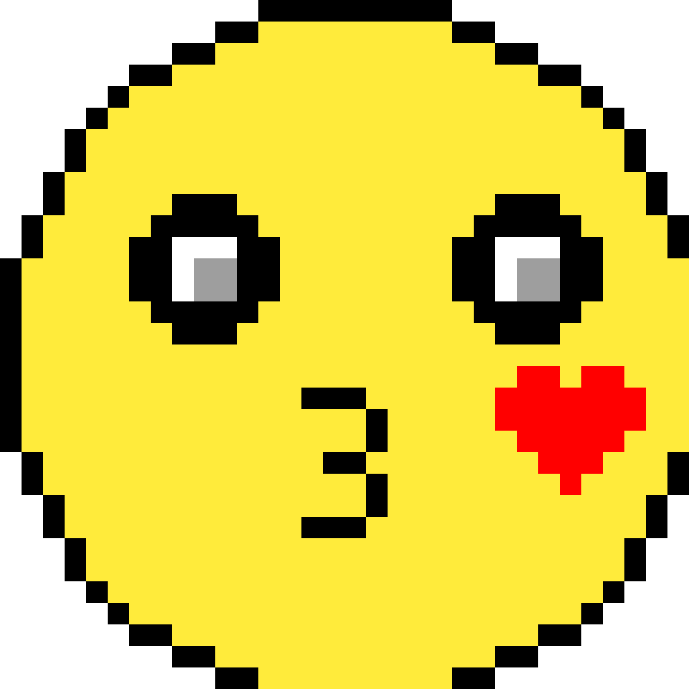 Kiss Emoji - Sans Bad Time Eye (1376x1376), Png Download