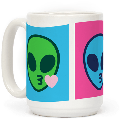 Blowing Kiss Alien Emojis - Emoji (484x484), Png Download