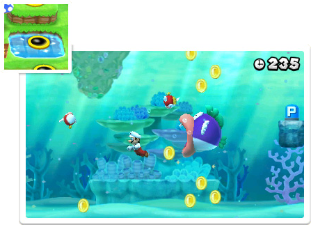 A Cheep Chomp In New Super Mario Bros - Super Mario Cheep Chomp (457x333), Png Download