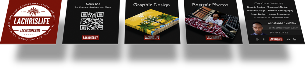 Lachris 2018 Square Business Cards - Business Card (1000x228), Png Download