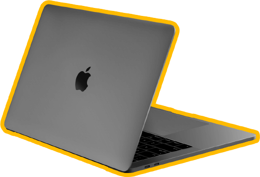 Macbook Clipart Back Laptop - Macbook Pro 2016 Skin (523x356), Png Download