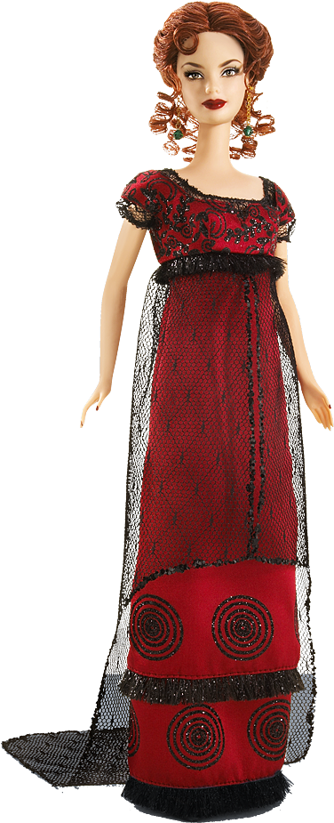 Designed By Sharon Zuckerman, Titanic Barbie® Doll - Barbie Inspired By Celebrity (640x950), Png Download