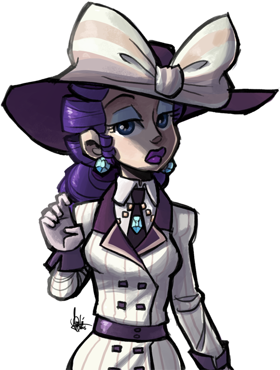 Rarity Pinkie Pie Applejack Fictional Character Purple - Mlp Rarity Titanic Dress (585x750), Png Download