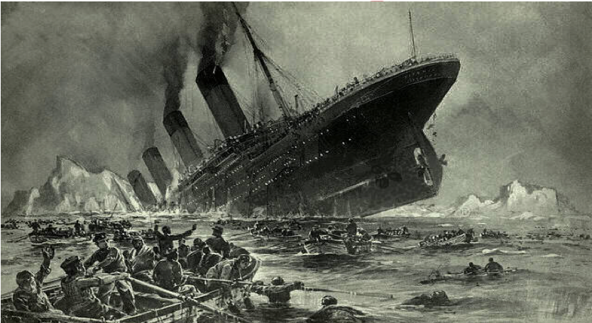 Predicting Titanic Survivors - Old Photos Of The Titanic (1820x455), Png Download