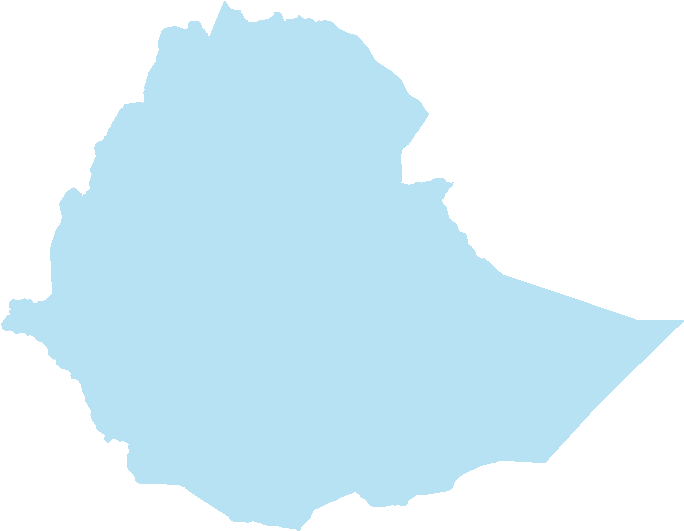 Ethiopia Map (708x556), Png Download