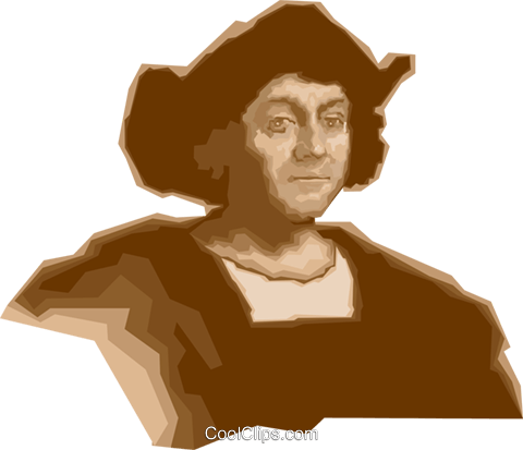 Christopher Columbus Genoese Navigator Royalty Free - Columbus Clipart (480x413), Png Download
