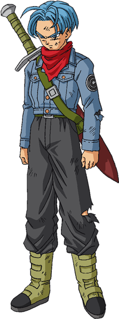 Future Trunks Artwork - Dragon Ball Super Future Trunks Sword (620x830), Png Download
