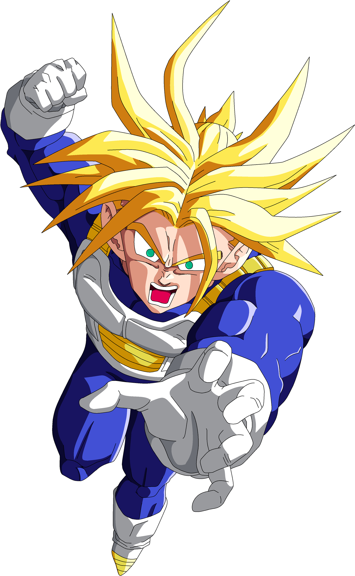 Ss Grade 2 Future Trunks - Trunks Dbz (1575x2500), Png Download
