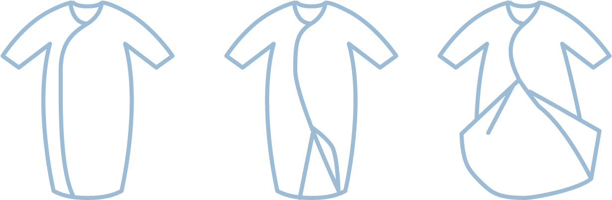 Easy-open Bottom Gets Baby Changed And Everyone Back - Active Shirt (1401x534), Png Download