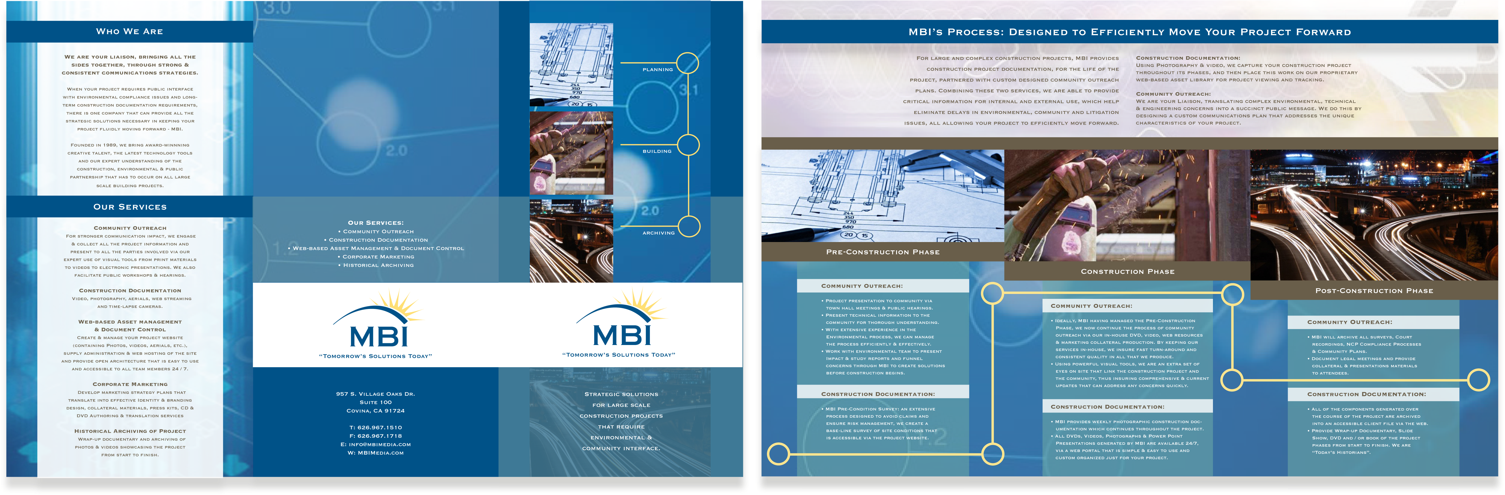Mbi Brochure - Design (5394x1731), Png Download
