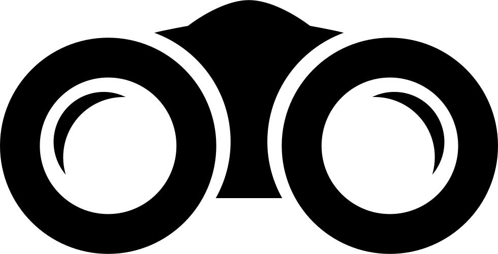 Png File Svg - Binocular Icon Png (980x500), Png Download