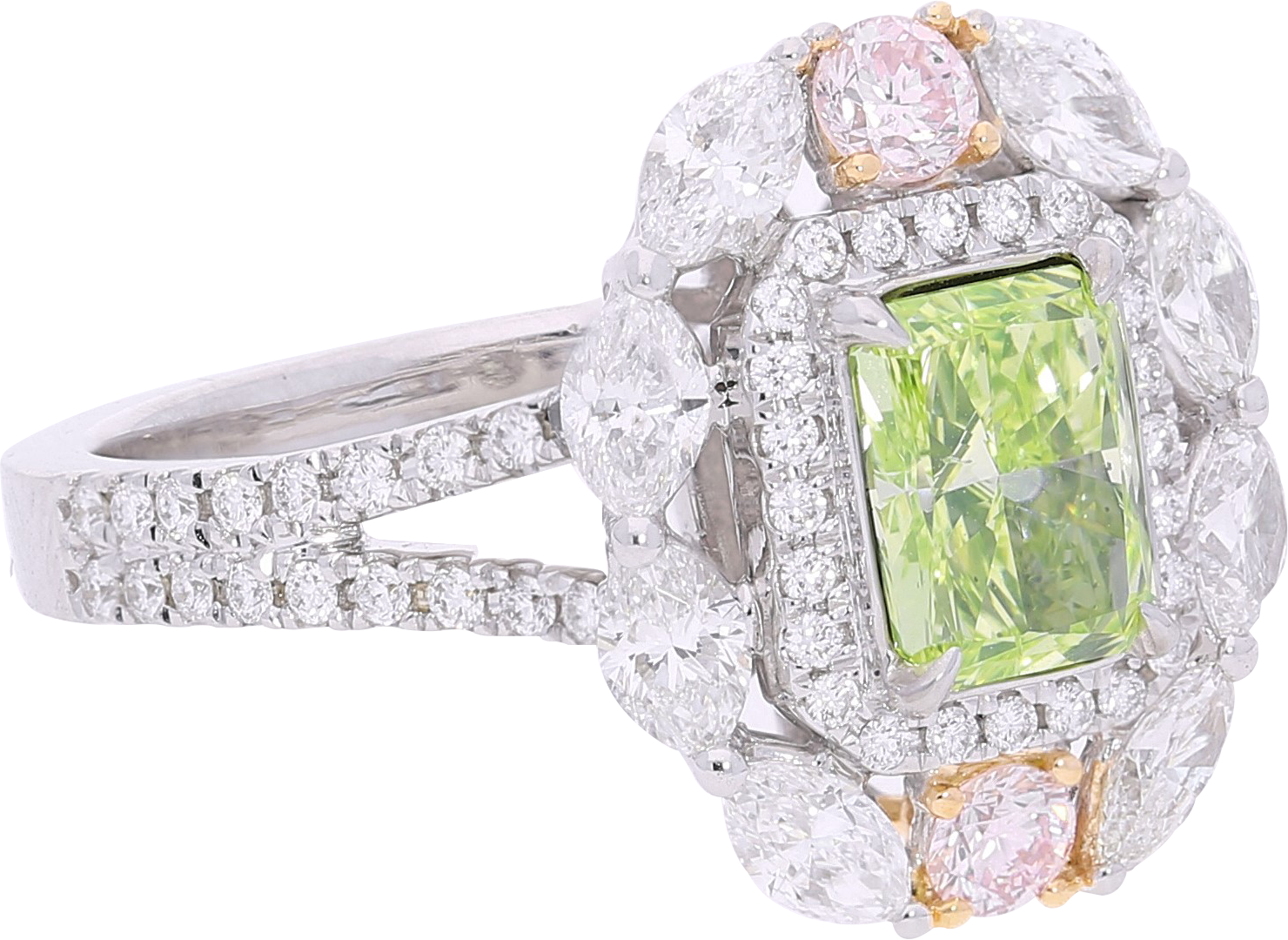 Prev - Engagement Ring (1480x1080), Png Download