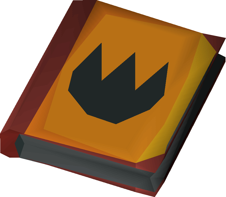 Tome Of Fire Osrs (896x781), Png Download