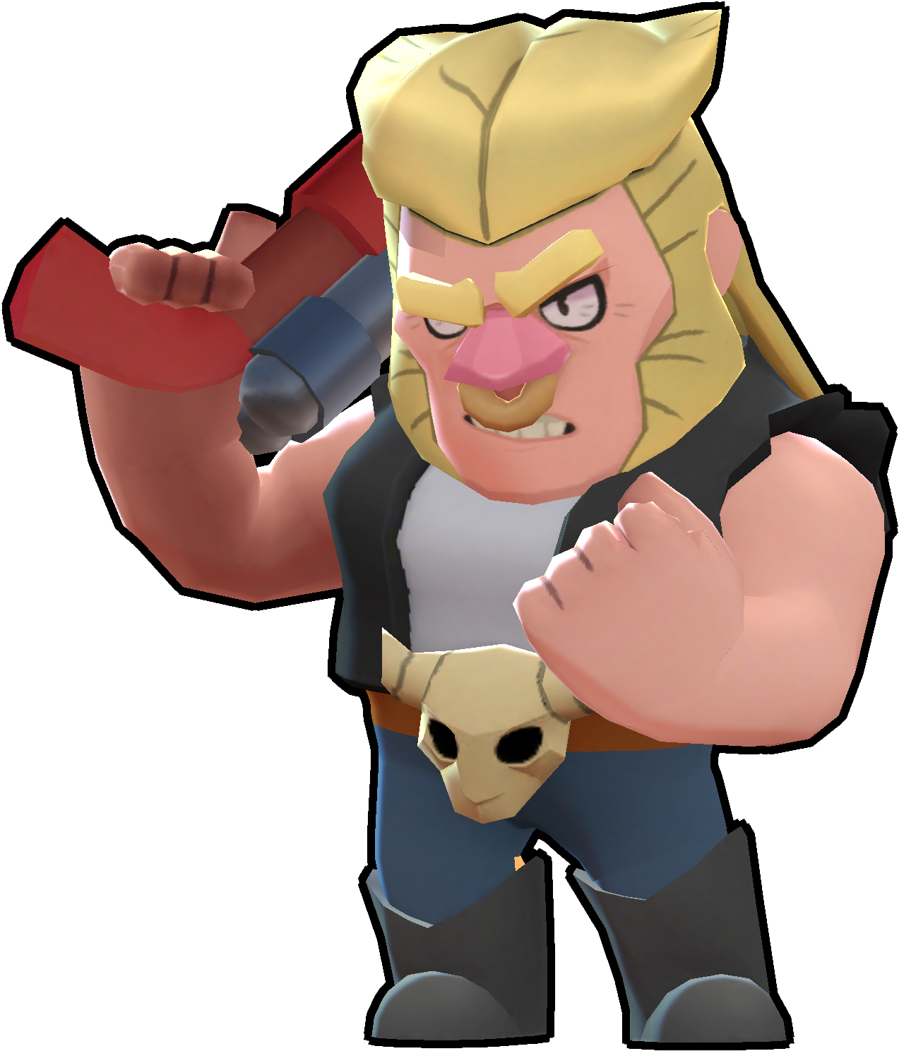 Bull Skin-viking - Bull Skin Brawl Stars (1402x1598), Png Download