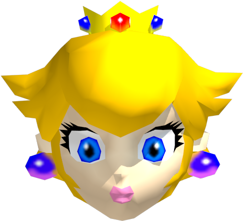 Download Zip Archive - Mario Party 64 Peach Png (750x650), Png Download