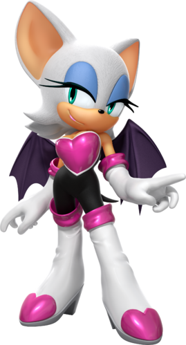 Rouge The Bat Offered Her Services To The Resistance - Mario And Sonic At The Rio 2016 Olympic Games Rouge (269x499), Png Download