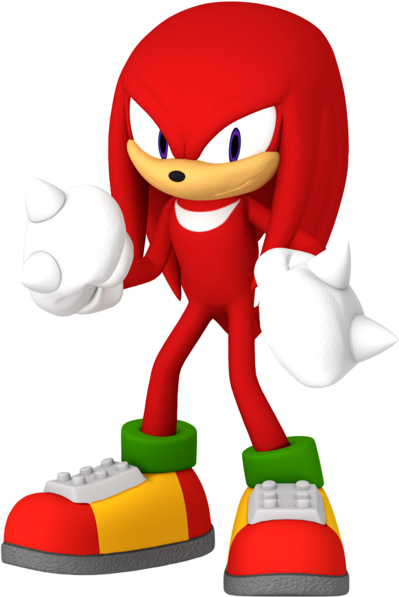 Clip Art Download Design Pose Render By Soniconbox - Knuckles From Sonic Forces (894x894), Png Download