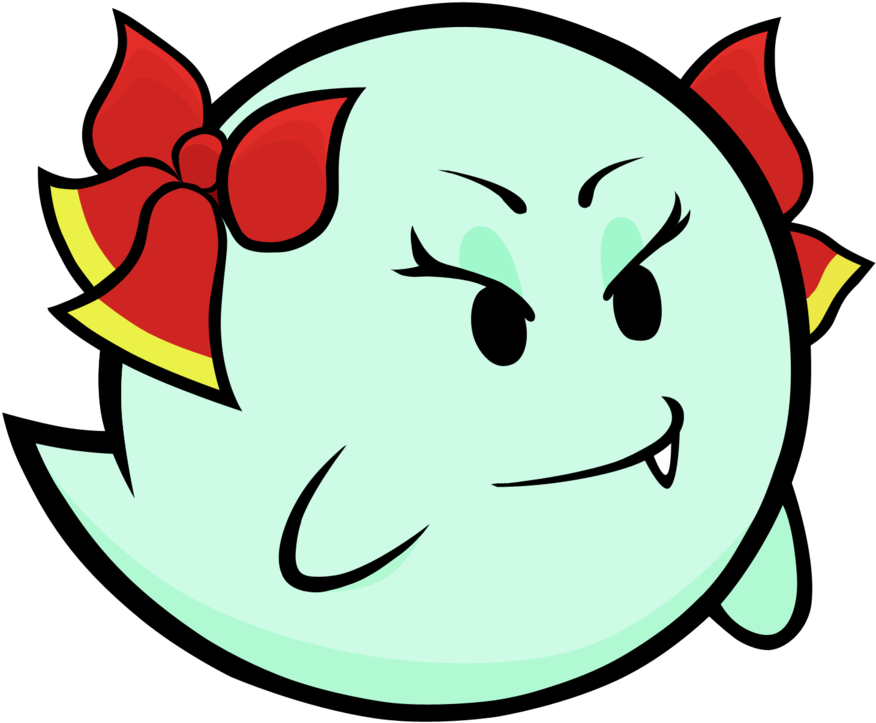 Bow Paper Mario Png (900x809), Png Download