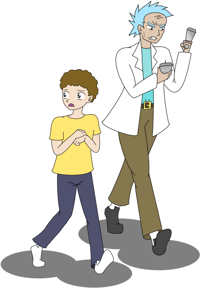 Jpg Library Library And Morty By Banquo On Deviantart - Rick Sanchez (762x1048), Png Download