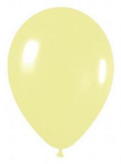 12" Pearl Latex Balloon Pearl Pastel Yellow - Balloon (500x500), Png Download