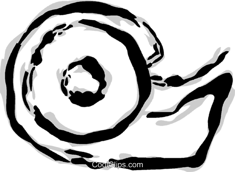 Clear Tape Royalty Free Vector Clip Art Illustration - Clip Art (480x352), Png Download