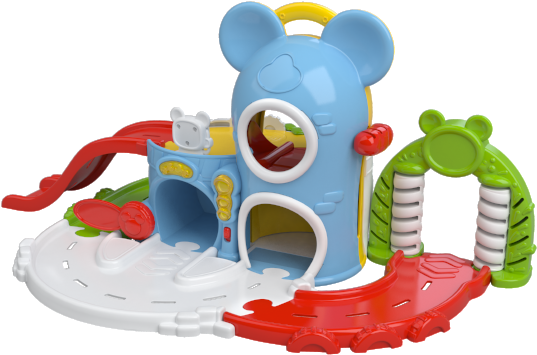 Disney Baby Mickey Mouse Garage - Clementoni Mickey Mouse Fun Garage (600x421), Png Download