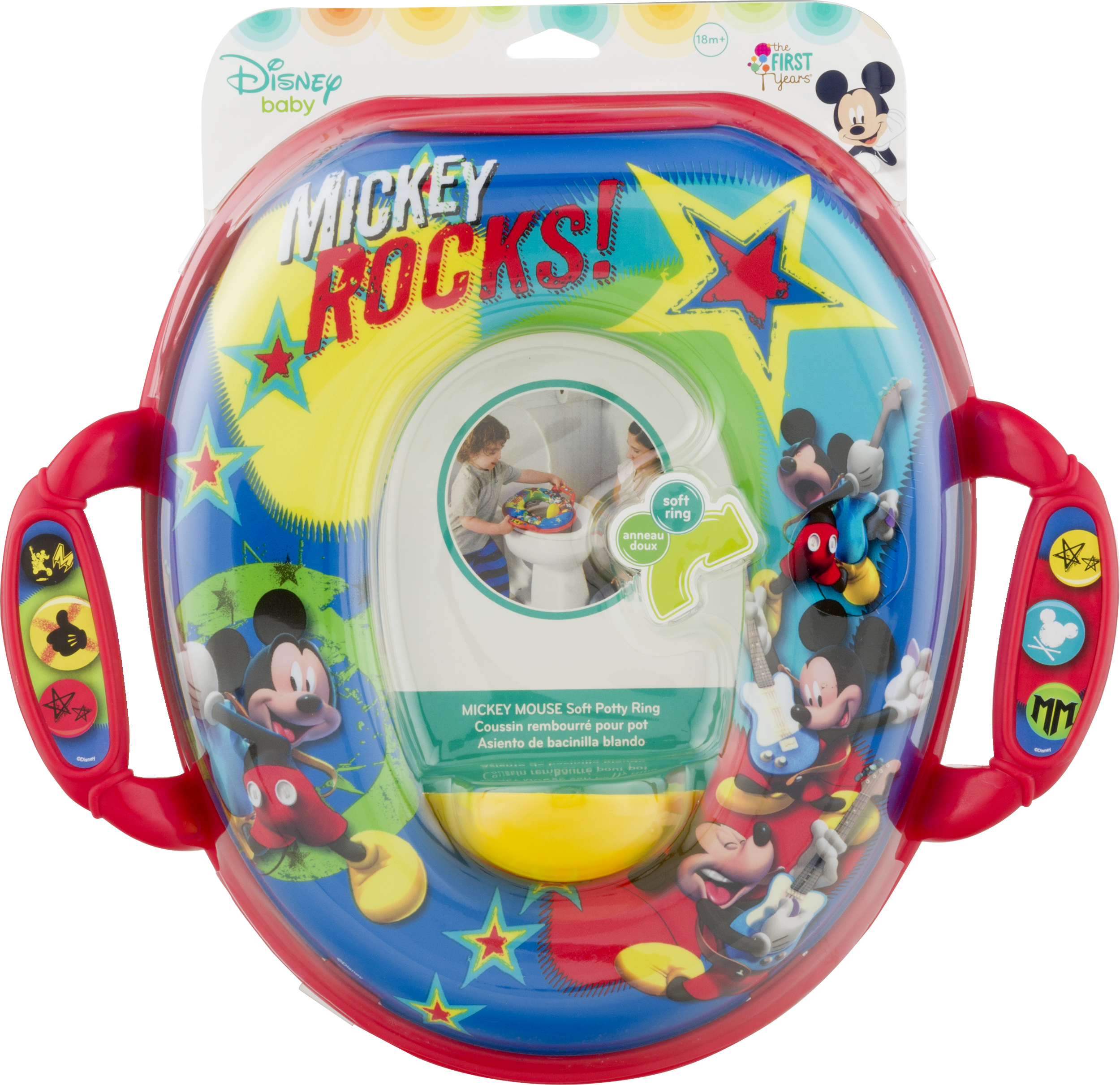 The First Years Disney Baby Mickey Rocks Soft Potty - First Years Mickey Soft Potty Seat (2500x2421), Png Download