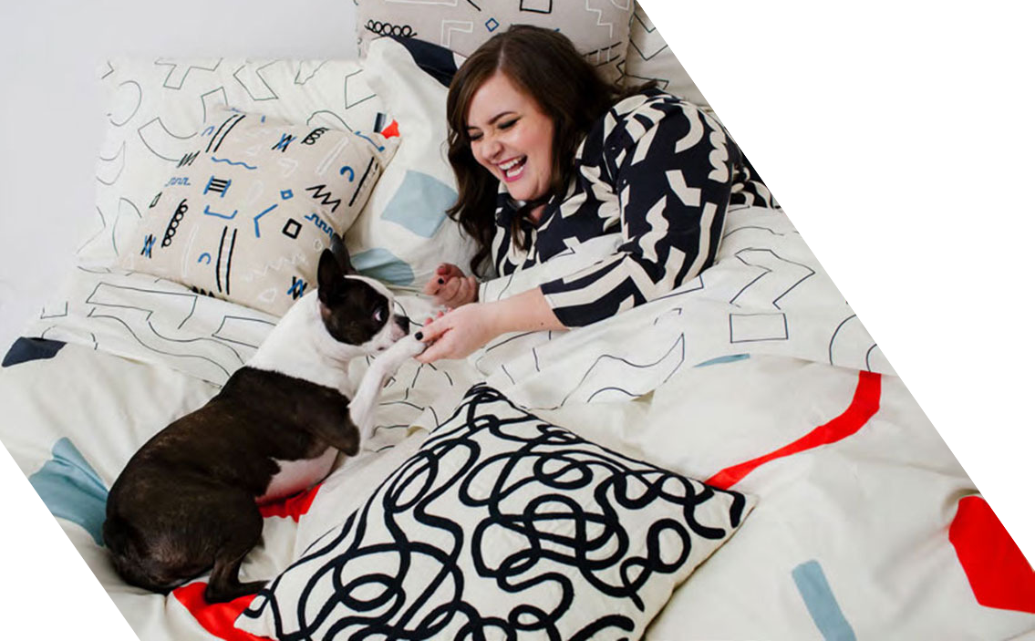I've Posted Photos Of An Adorable Boston Terrier With - Dusen Dusen Cutouts Duvet (1135x703), Png Download