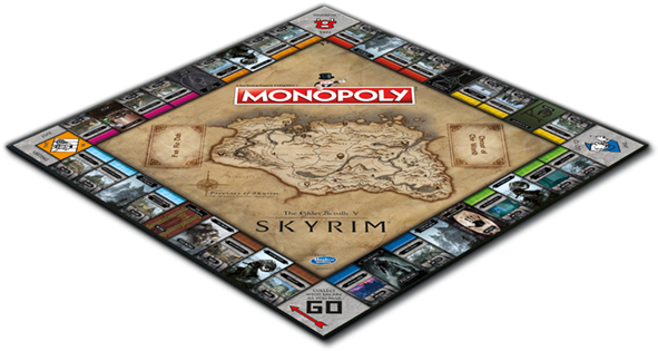 Monopoly - Skyrim Edition - Monopoly - The Elder Scrolls V: Skyrim (600x600), Png Download