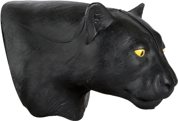 Black Panther 3d Archery Target Replacement Head - Jaguar (600x600), Png Download