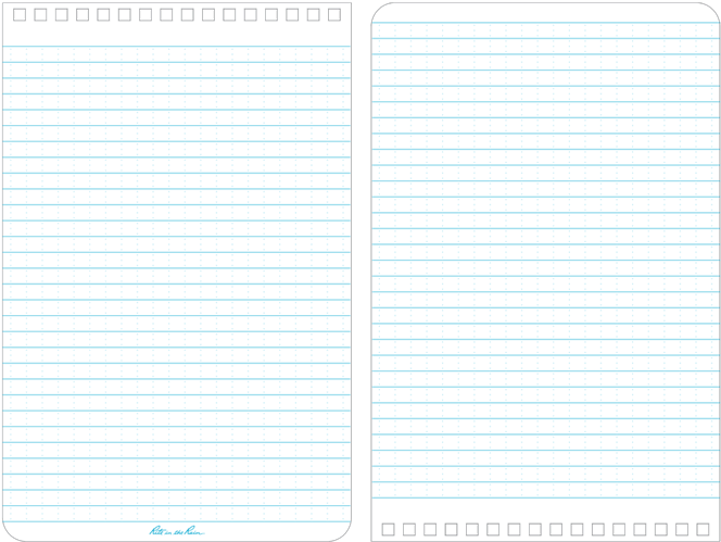 Rite In The Rain Top- Spiral Notebook - Rite In The Rain Loose Leaf Paper (700x700), Png Download