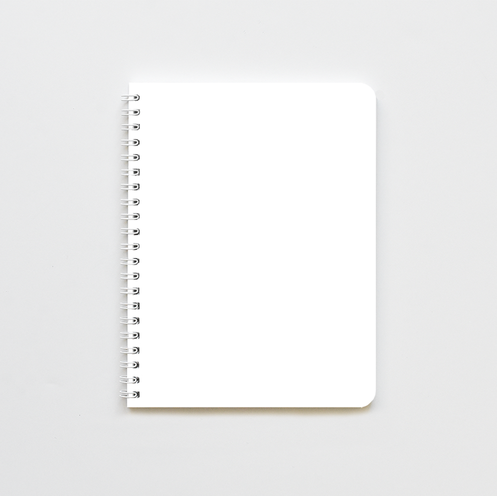 Custom Art Notebook- Line Art - Spiral (994x992), Png Download