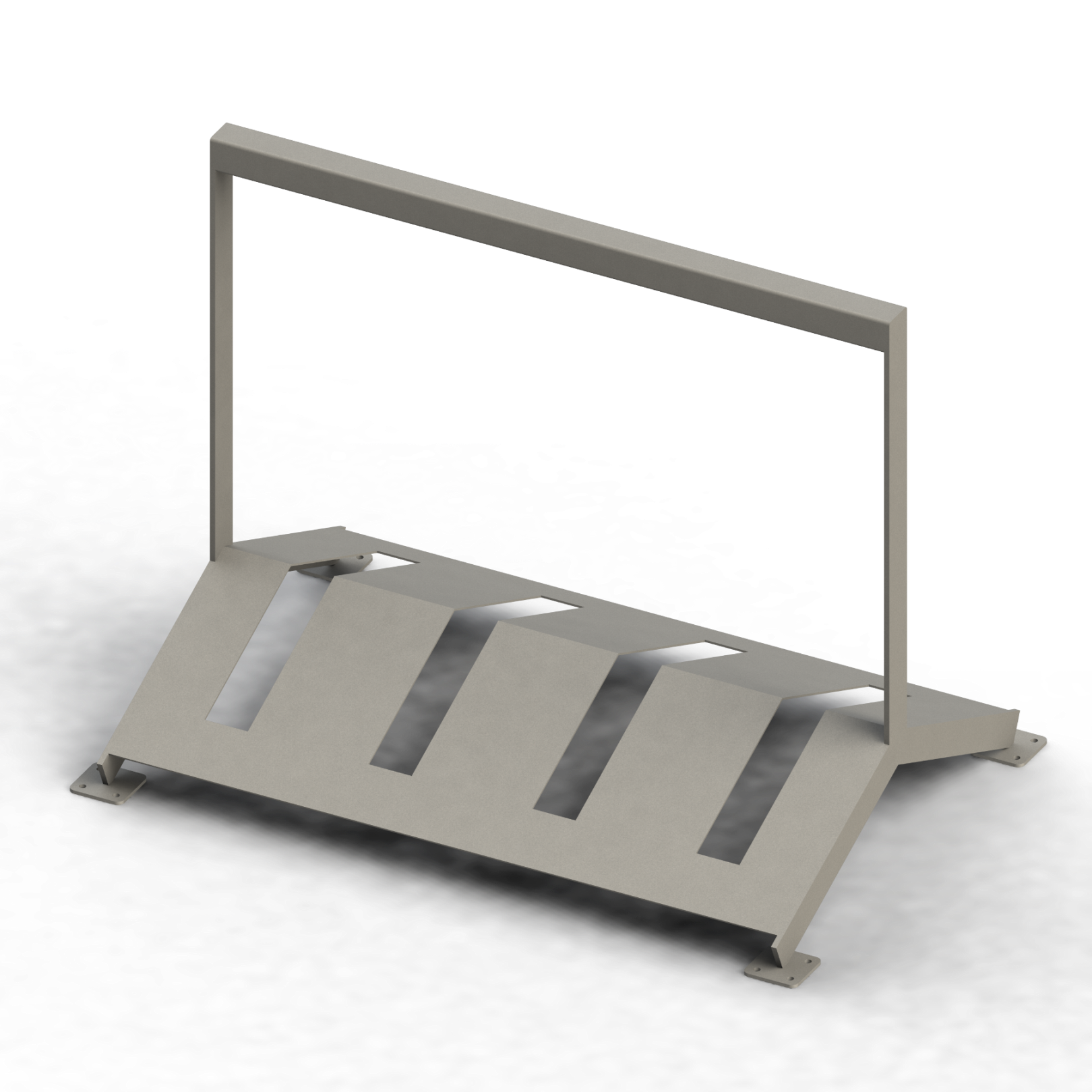 Download Our Um Bike Rack Design Detail Pdf - Handrail (1620x1620), Png Download