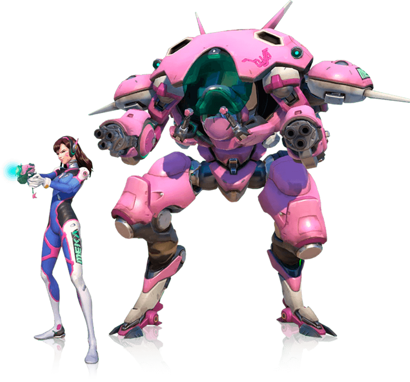 Characters - D Va Overwatch Png (800x746), Png Download