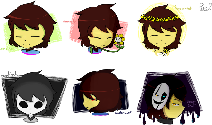 Eapertale Nder Origin Core Tris Soul Nelesuap - Undertale Reapertale Frisk (889x541), Png Download