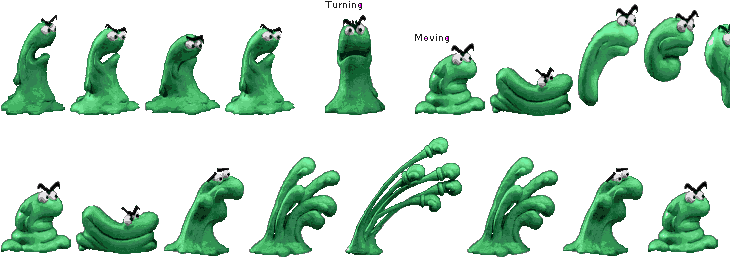 Drag Performance Is Very Bad When Using Sprites - Sprite Animation (733x266), Png Download