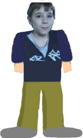 Jake Front Real Sprite - Real Kid Png (287x480), Png Download