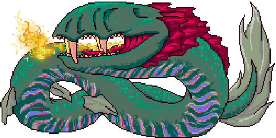 Redux Kraken Sprite - Earthbound Kraken (900x446), Png Download