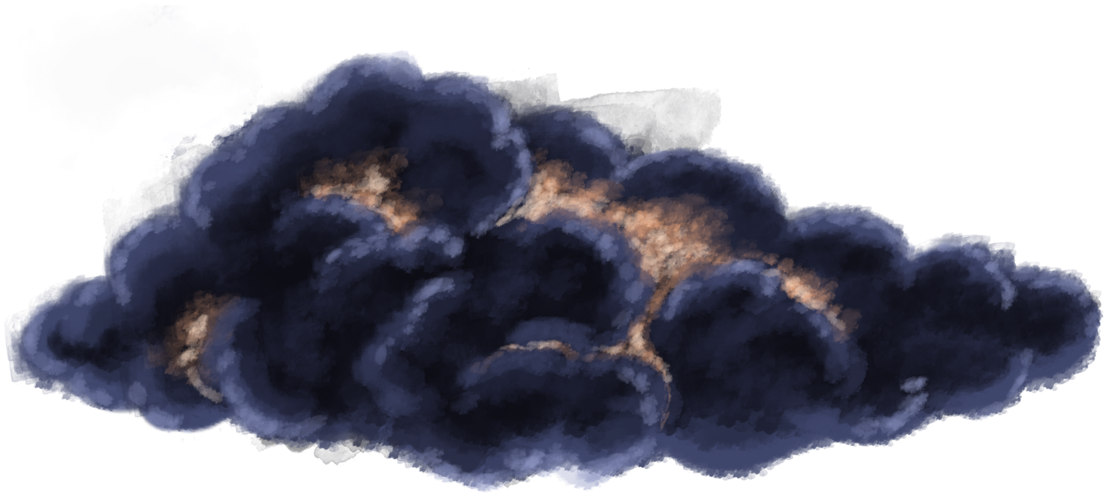 Your Browser Does Not Support The Html5 Canvas Tag - Watercolor Paint (2594x1346), Png Download