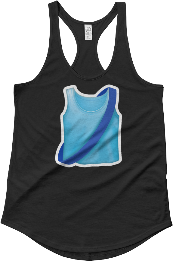 Women's Emoji Tank Top - Will Squat For Sushi (1000x1000), Png Download