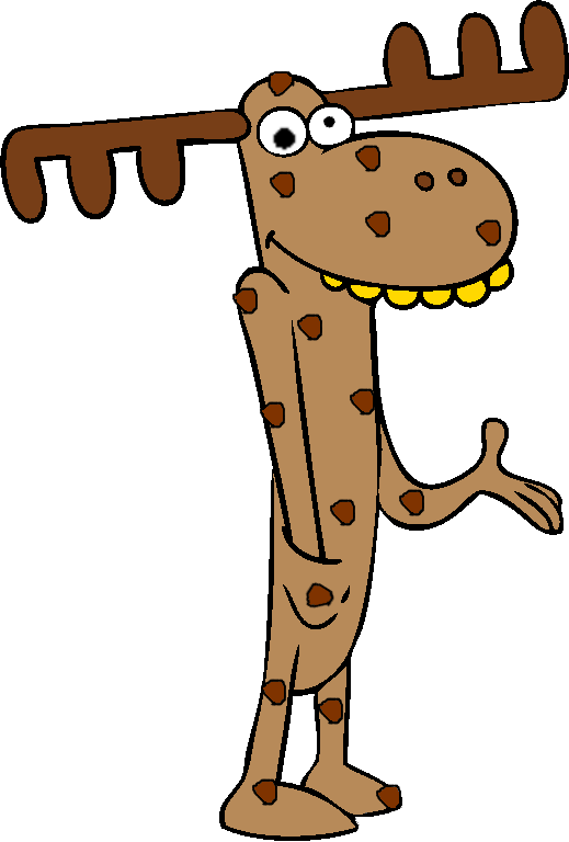 Sweet Tooth Moose (519x768), Png Download