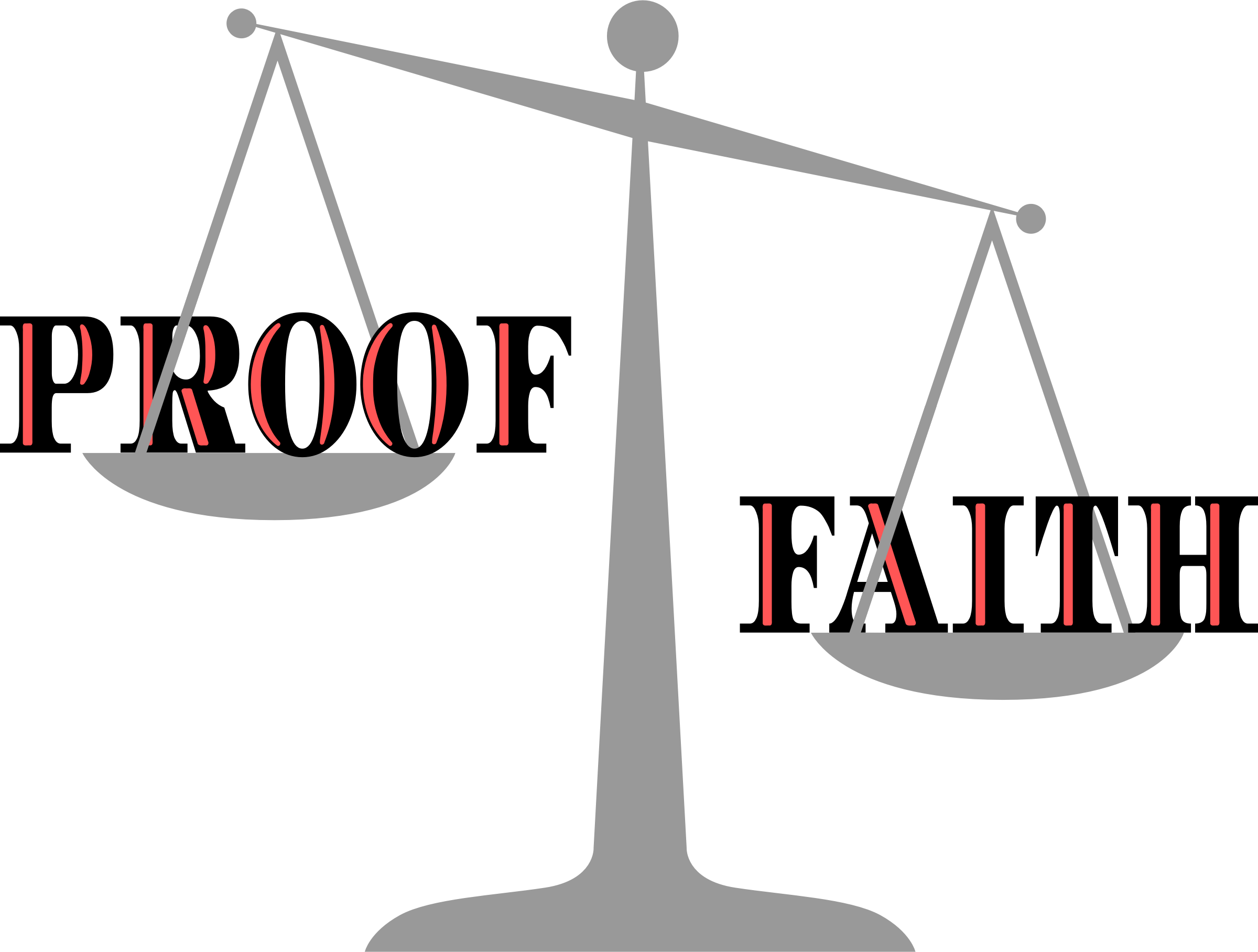 Vector Transparent Download Evidence Clipart Proof - Justice Weighing Scale Clipart (2400x1816), Png Download