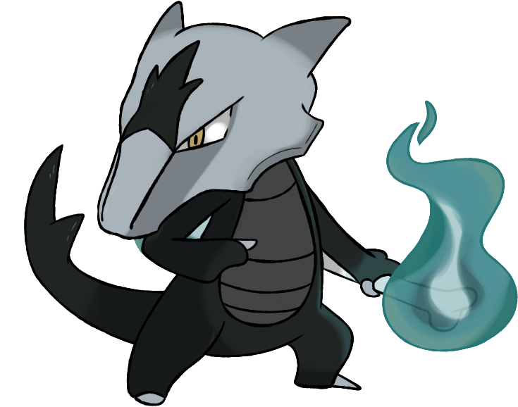 Pokemon Sun And Moon - Pokemon Marowak Alola Form (735x578), Png Download