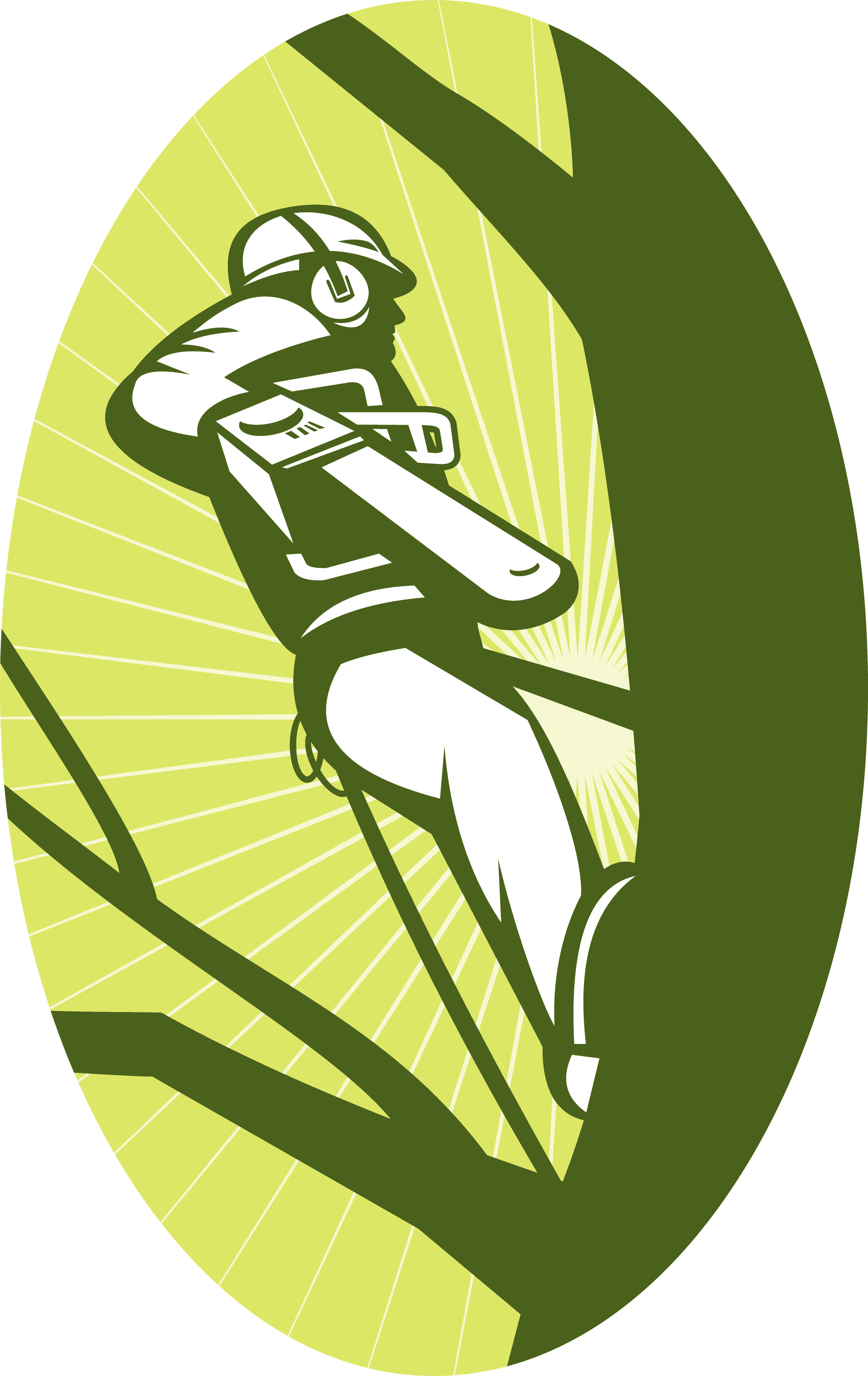Along The Street From A Streetlight Or Interferes With - Man Trimming Tree Clip Art (2187x3467), Png Download