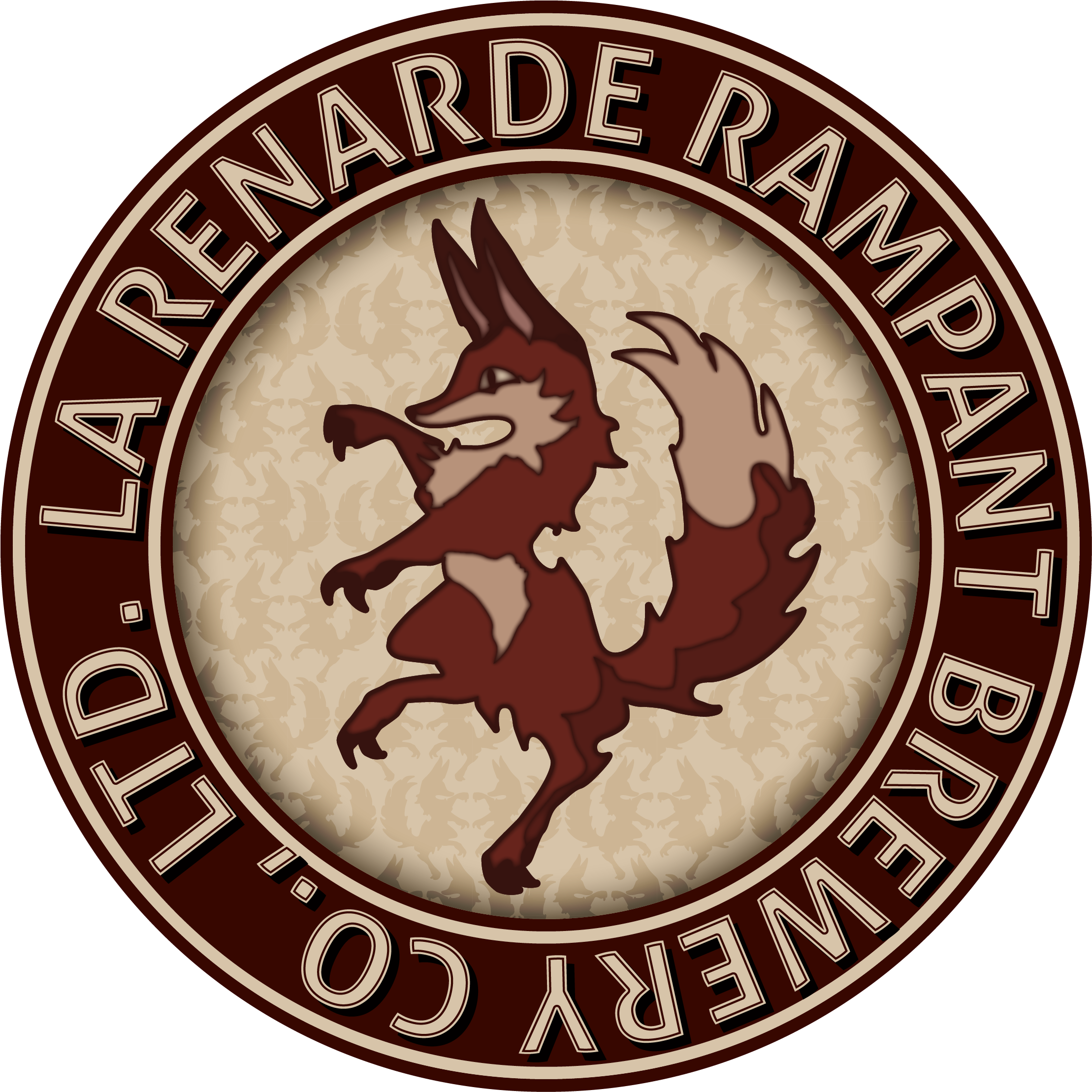 La Renard Seal - Beer Label (2317x2317), Png Download