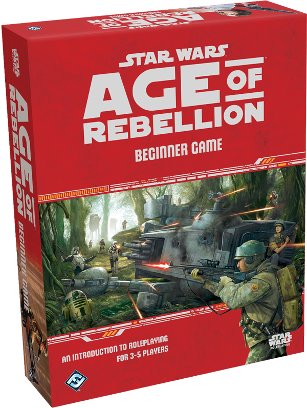 Star Wars Age Of Rebellion Beginner Game (600x796), Png Download
