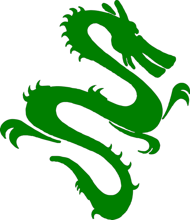 Picture Transparent Download Clip Art At Clker Com - Green Dragon Logo Png (516x598), Png Download